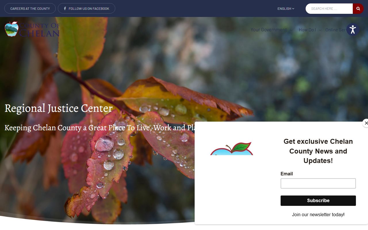 Chelan County Recent Bookings at the Regional Justice Center in Wenatchee