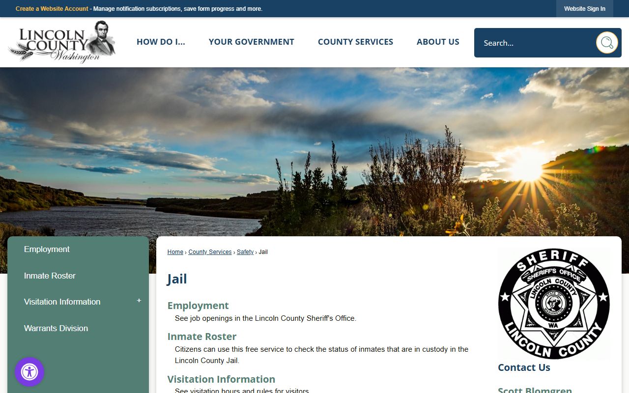 Lincoln County Recent Bookings jail roster