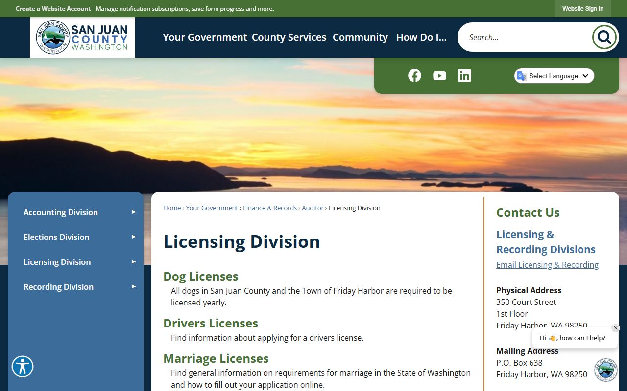 San Juan County Recent Bookings jail in Friday Harbor