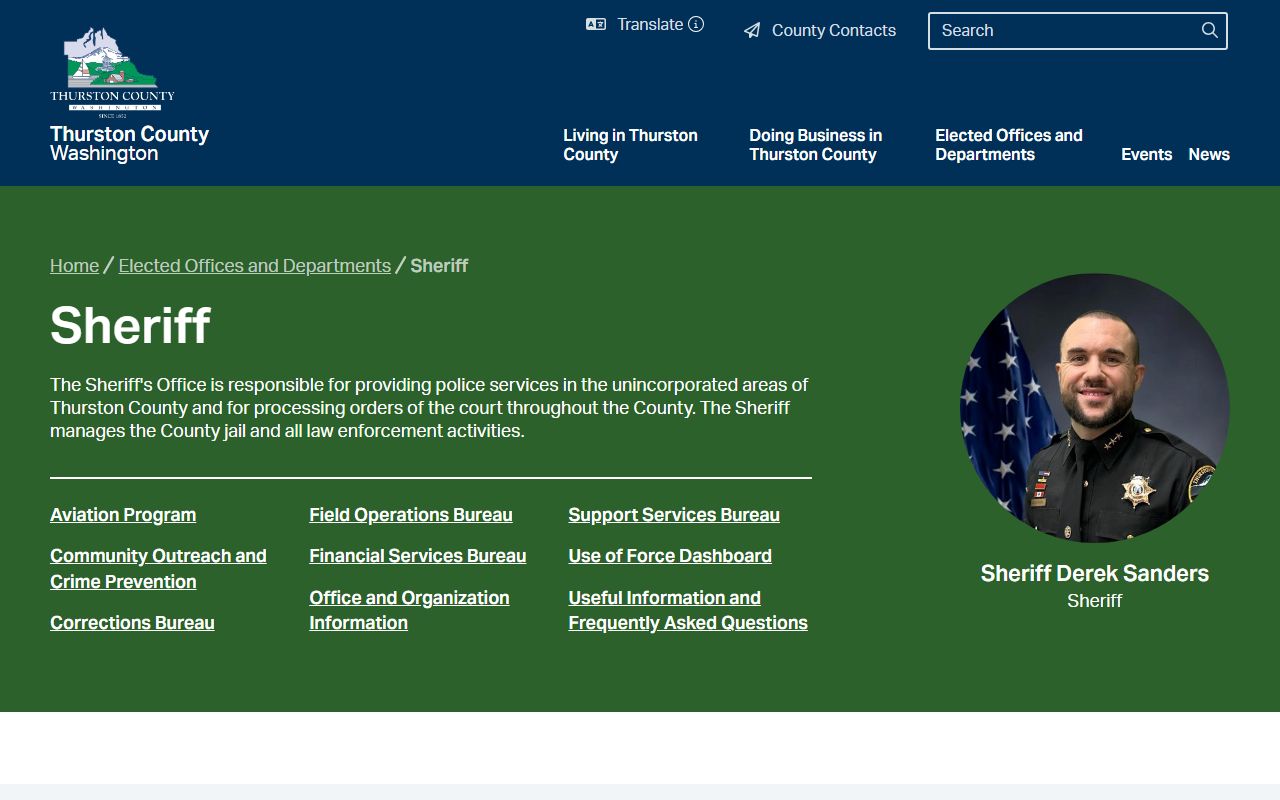 Thurston County Recent Bookings sheriff office in Olympia